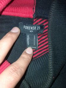 Stylish Red &amp; Black Turtleneck