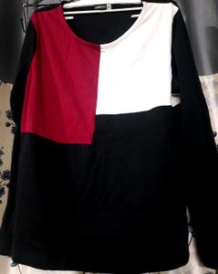 Juneberry Color Block Long Sleeve Top