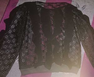 Black Netted Top