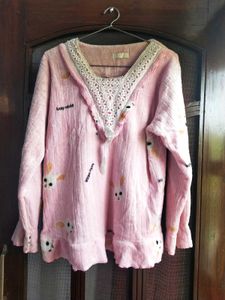 Plush Night Suit Set Korean Winter