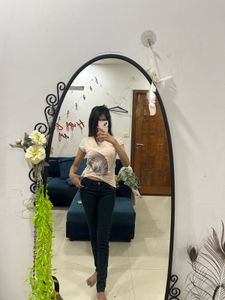AIRWAYS Dark Green Skinny Jeans