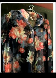Beautiful Printed Shirt &shrug