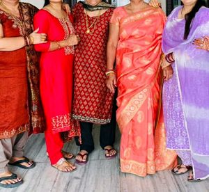 Beautiful Peach Silk Saree