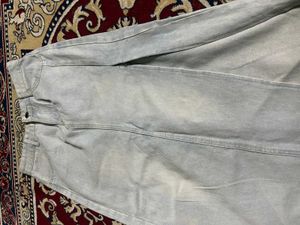 Light Wash Denim Maxi Skirt