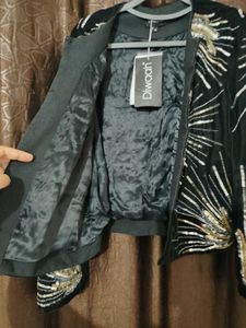 Embellished Overcoat