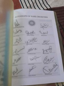 Rare Cricketers Autograph Collection