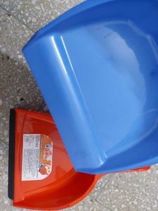 Clothes Hanger And Dust Pan