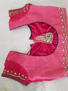 front dark Rose pink, back light pink