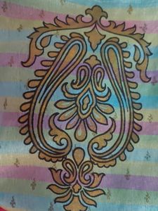 Traditional floral green saree