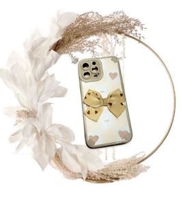 A Cute Lattice Bowknot iPhone 13 Pro Max Case