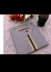 Grey  Kurti Only coin