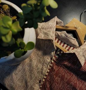 Pure Cotton Fabindia Block Printed Shirt