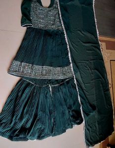 Teal Green Designer Dress