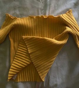 Pretty Yellow Urbanic Off Shoulder top