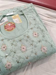 Embroidered Kurti Material