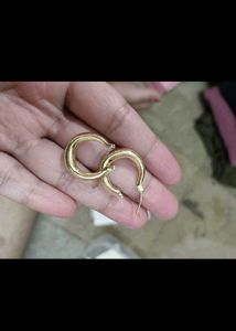 PALMONAS Gold Hoop Earrings