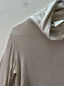 H&amp;M Light Beige Turtleneck Top