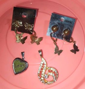 Jewelry Bundle: Earrings & Pendants