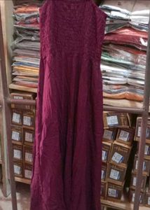 Fancy Wine A Line Dress