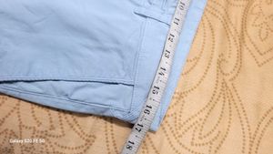 ZARA Light Blue Casual Pants