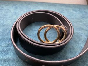 Double Buckle Chic Belt Combo (Brown + Black)
