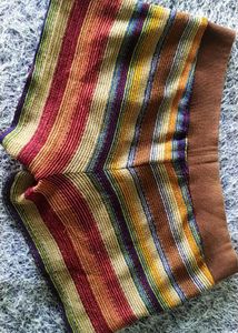 Striped Knit Halfpant