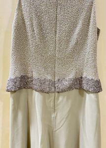 Green Partywear maxi dress