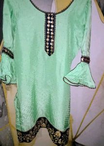 Beautiful Sharara Suit With Heavy Dupatta