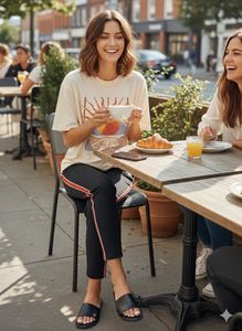 💥 ZARA Track Chic: Red Stripe Dream! ✈️