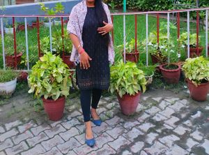 BEAUTIFUL SLEVE CUT KURTI ..