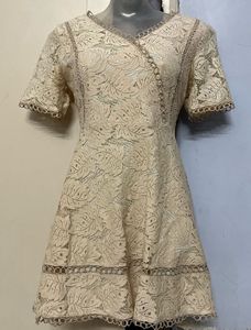 Pintrest Elegant Lace Fit &amp; Flare Dress