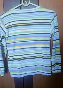 Multicolored Stretchable Tshirt