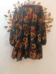 Floral Print Mini Dress for Party lover's