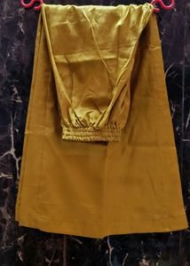 Mustard Organza Pakistani Style Kurta Set
