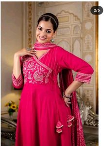 Magenta Beautiful Anarkali
