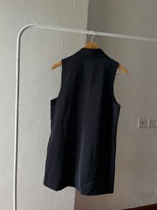 RESERVED OPEN-FRONT LONGLINE BLAZER