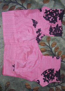 Pink Embroidered Blouse
