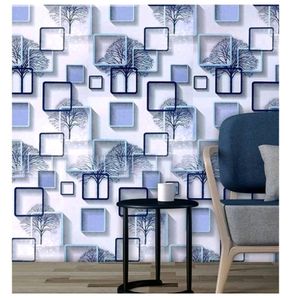 Blue Wall Paper Steeky