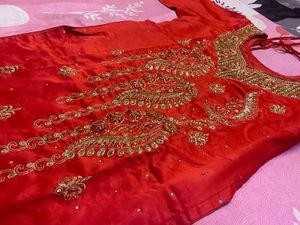 Red &amp; Gold Dupatta