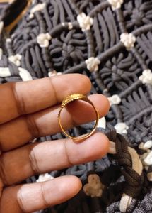 Golden Polished Ring