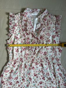 Floral Ruffle Mini Dress