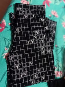 Global Desi Black &amp; White Pants