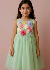 Mint Green Flower Girl Dress