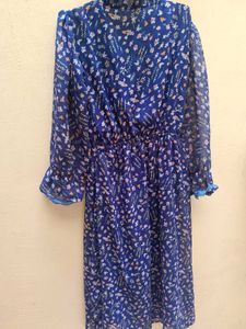 Blue Floral Dress