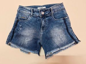 denim shorts