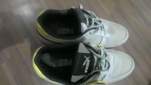 Puma Sneakers | Grey colour With Yellow Carpo Tag