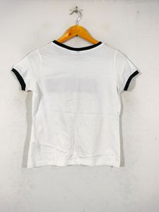 White Printed Casual Top (Women&#39;s)