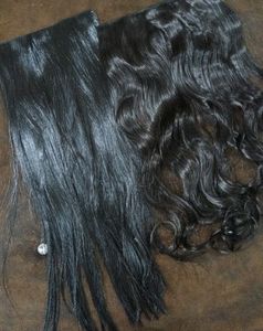 New Combo Hair Extension Brown &black .