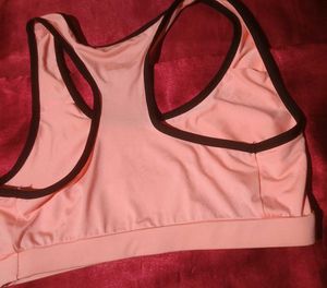 Peach Sports Bra