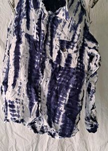 Tie Dye Button Down Shirt